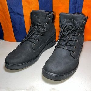 Lugz Women's Drifter slip Resistant Lace Up Work Boot black faux suede size 9.5